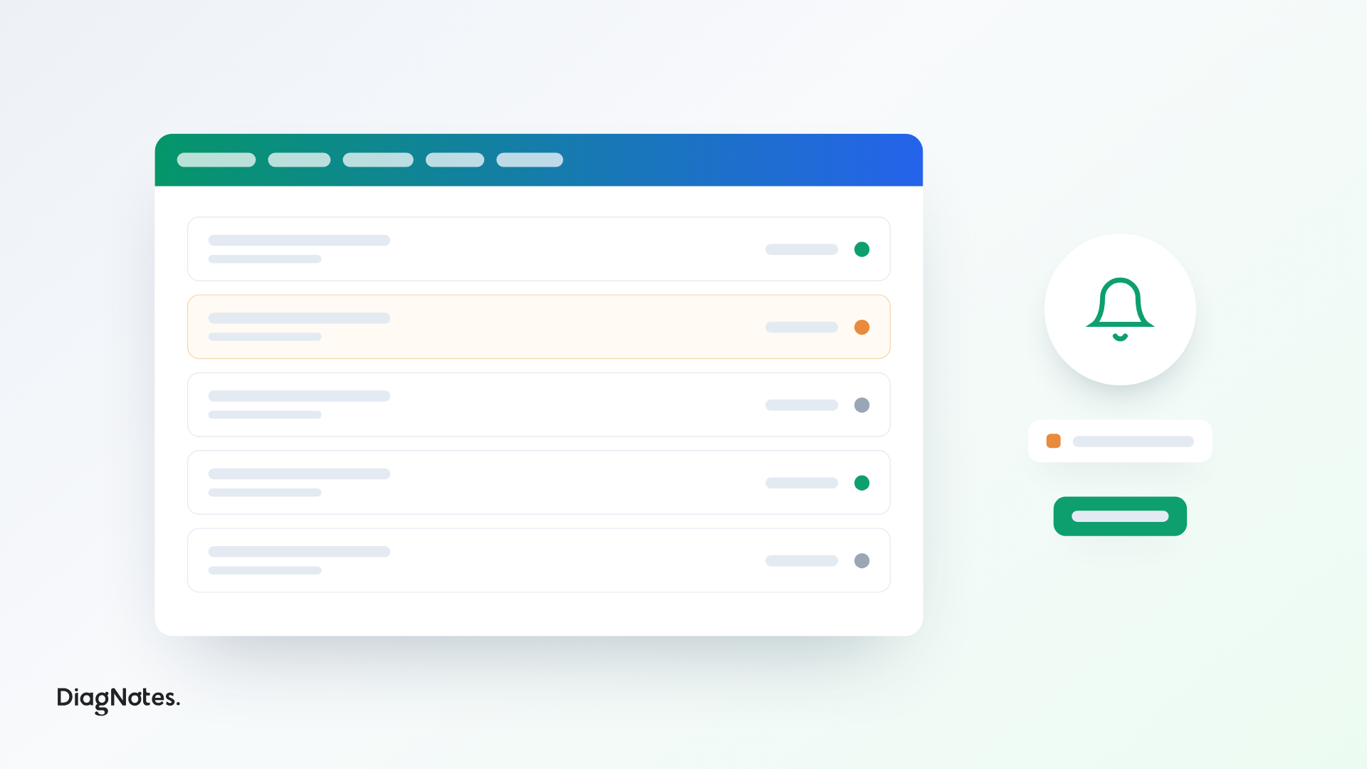 Relancer une facture impayée dans DiagNotes